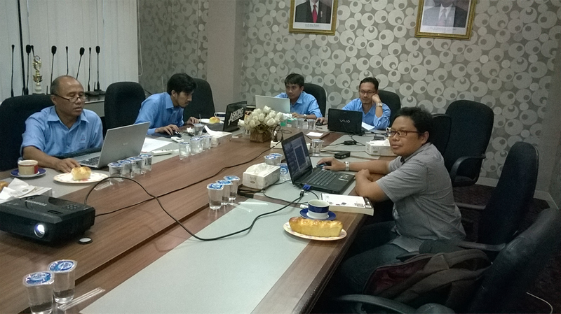 Tempat pelatihan di PT. Ambapers Banjarmasin, program AutoCAD 2014 dengan jumlah peserta 8 orang.